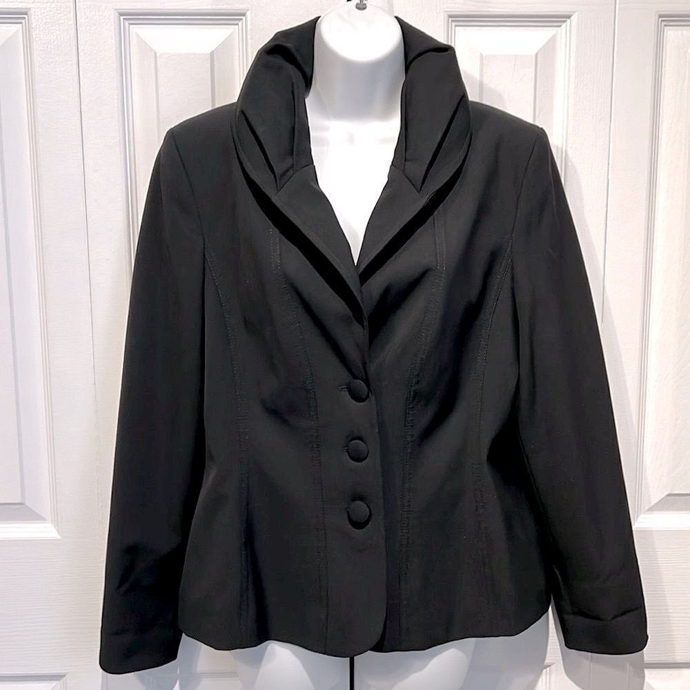 Kapalua Black Lined‎ Blazer Size 10